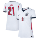 England Nike Home Aero-FIT Match Shirt 2026 - Womens with Eze 21 printing